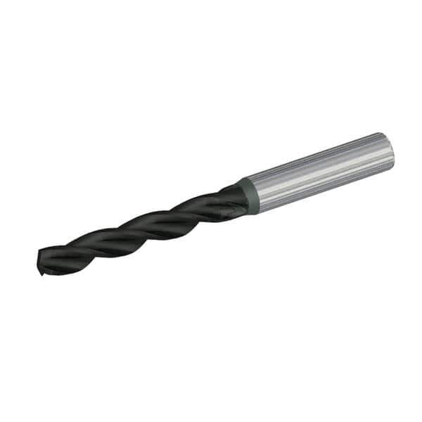 Kennametal - 6.8mm 130° Solid Carbide Jobber Drill - TiAlN Finish, Right Hand Cut, Spiral Flute, Straight Shank, 91mm OAL, Standard Point - First Tool & Supply