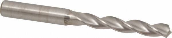 Kennametal - 8.5mm 130° Solid Carbide Jobber Drill - Bright Finish, Right Hand Cut, Spiral Flute, Straight Shank, 103mm OAL, Standard Point - First Tool & Supply