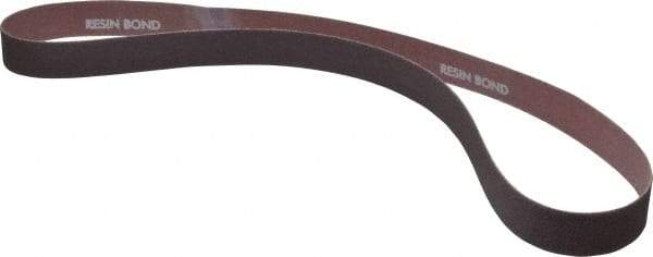 Norton - 1" Wide x 42" OAL, 60 Grit, Aluminum Oxide Abrasive Belt - Aluminum Oxide, Medium, Coated, X Weighted Cloth Backing, Series R228 - First Tool & Supply