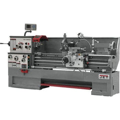 Jet - 18" Swing, 60" Between Centers, 230/460 Volt, Triple Phase Engine Lathe - 7MT Taper, 7-1/2 hp, 25 to 1,800 RPM, 3-1/8" Bore Diam, 40" Deep x 48-7/8" High x 116-1/2" Long - First Tool & Supply