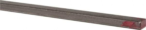 Made in USA - 36" Long x 1/8" High x 3/16" Wide, Mill Key Stock - W-1 (Water Hardening) Tool Steel - First Tool & Supply