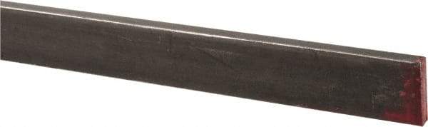 Made in USA - 36" Long x 1/8" High x 1/2" Wide, Mill Key Stock - W-1 (Water Hardening) Tool Steel - First Tool & Supply