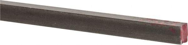 Made in USA - 36" Long x 3/16" High x 1/4" Wide, Mill Key Stock - W-1 (Water Hardening) Tool Steel - First Tool & Supply