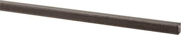 Made in USA - 36" Long x 1/8" High x 1/8" Wide, Key Stock - W-1 (Water Hardening) Tool Steel - First Tool & Supply