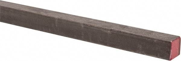 Made in USA - 36" Long x 7/16" High x 7/16" Wide, Key Stock - W-1 (Water Hardening) Tool Steel - First Tool & Supply