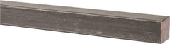 Made in USA - 36" Long x 1/2" High x 1/2" Wide, Key Stock - W-1 (Water Hardening) Tool Steel - First Tool & Supply