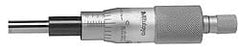 Mitutoyo - 1 Inch, 0.8268 Inch Ratchet Stop Thimble, 0.315 Inch Diameter x 34mm Long Spindle, Mechanical Micrometer Head - First Tool & Supply