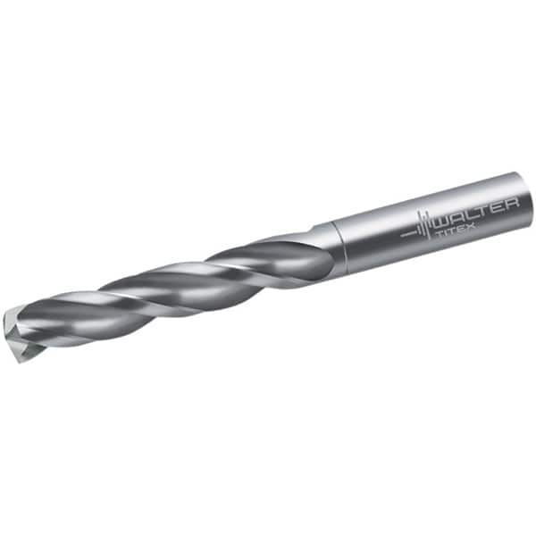 Walter-Titex - 12.5mm 150° Spiral Flute Solid Carbide Screw Machine Drill Bit - First Tool & Supply