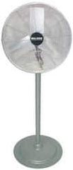 TPI - 30" Blade, 1/4 hp, 9,200 Max CFM, Single Phase Pedestal Stand Explosion Proof Fan - 5/2.6 Amps, 120/240 Volts - First Tool & Supply