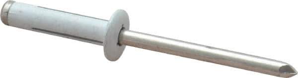 RivetKing - Size 0625 Dome Head Aluminum Tri Folding Blind Rivet - Aluminum Mandrel, 0.04" to 0.354" Grip, 0.386" Head Diam, 0.196" to 0.209" Hole Diam, 0.906" Length Under Head, 3/16" Body Diam - First Tool & Supply