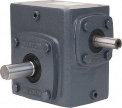 Boston Gear - 1.54 Centerline Distance, 50:1, 35 RPM Output, 0.35 Input Horsepower, 429 Lbs. Max Torque, Speed Reducer - Single Shaft Left - First Tool & Supply