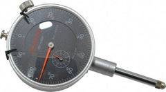 Peacock - 1" Range, 0-100 Dial Reading, 0.001" Graduation Dial Drop Indicator - 2-3/64" Dial, 0.002" Accuracy, Revolution Counter - First Tool & Supply