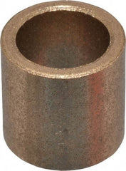 Boston Gear - 3/8" Inside x 1/2" Outside Diam, Oil Impregnated Bronze SAE-841 Sleeve Bearing - 1/2" OAL - First Tool & Supply