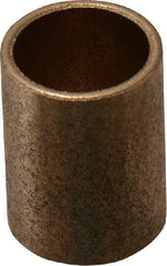 Boston Gear - 5/8" Inside x 3/4" Outside Diam, Oil Impregnated Bronze SAE-841 Sleeve Bearing - 1" OAL - First Tool & Supply