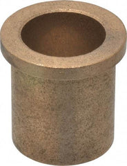 Boston Gear - 1" Inside x 1-1/4" Outside Diam, Oil Impregnated Bronze Sleeve Bearing - 1-1/2" Flange Outside Diam, 3/16" Flange Thickness, 1-1/2" OAL - First Tool & Supply