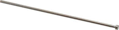 Gibraltar - 2.2mm Pin Diam, 4mm Head Diam x 2mm Head Height, 100mm OAL, Straight Ejector Pin - Steel, 98mm Pin Length - First Tool & Supply