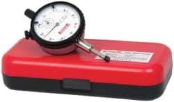 SPI - 1/2" Range, 0-25-0, 0-50 Dial Reading, 0.0005" Graduation Dial Drop Indicator - 2-1/4" Dial, 0.1" Range per Revolution, Revolution Counter, Includes NPL Traceability Certification - First Tool & Supply