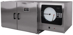 Grieve - 1 Phase, 26 Inch Inside Width x 22 Inch Inside Depth x 13 Inch Inside Height, 800°F Max, Portable Height-Temp Heat Treating Oven - Exact Industrial Supply