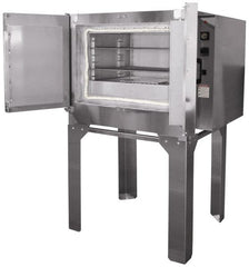 Grieve - 1 Phase, 26 Inch Inside Width x 22 Inch Inside Depth x 13 Inch Inside Height, 1,000°F Max, Portable Height-Temp Heat Treating Oven - Exact Industrial Supply
