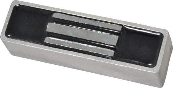 Mag-Mate - 1-1/4" Wide x 1-1/4" High x 4-1/2" Long, Rectangular Ceramic Holding Magnet - 3 Pole, 110 Lb Max Holding Capacity, 55 Lb Average Holding Capacity - First Tool & Supply