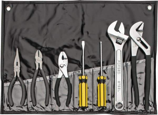 Value Collection - 7 Piece Mechanic's Tool Set - Comes in Tool Roll - First Tool & Supply