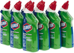 Clorox - 24 oz Bottle Gel Toilet Bowl Cleaner - Bleach Scent, Disinfectant, Nonacidic, Toilet Bowl - First Tool & Supply