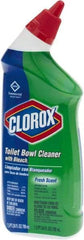 Clorox - 24 oz Bottle Gel Toilet Bowl Cleaner - Bleach Scent, Disinfectant, Nonacidic, Toilet Bowl - First Tool & Supply