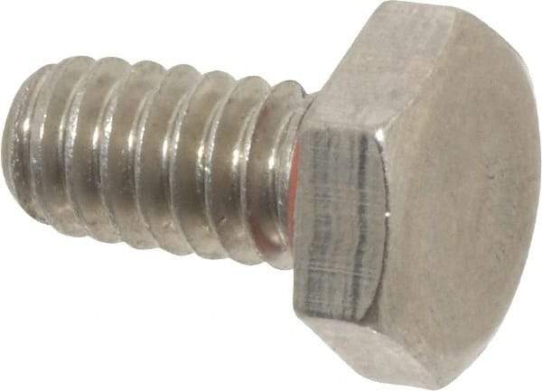 APM HEXSEAL - 1/4-20, Grade 18-8 Stainless Steel, Self Sealing Hex Bolt - Passivated, 1/2" Length Under Head, Silicone O Ring, UNC Thread - First Tool & Supply