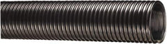 Kuriyama of America - 6" ID x 6.81" OD, 30 Max psi, 28 In. Hg, Dry Material Handling & Transfer Hose - Polyurethane Liner, PVC Cover, -40 to 150°F, 12" Bend Radius, 20' Coil Length, Black - First Tool & Supply