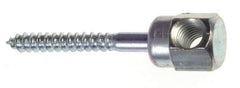 ITW Buildex - 3/8" Zinc-Plated Steel Horizontal (Cross Drilled) Mount Threaded Rod Anchor - 5/8" Diam x 2" Long, 1,725 Lb Ultimate Pullout, For Use with Wood - First Tool & Supply