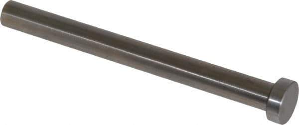 Gibraltar - 9mm Pin Diam, 14mm Head Diam x 5mm Head Height, 100mm OAL, Straight Ejector Pin - Steel, 95mm Pin Length - First Tool & Supply