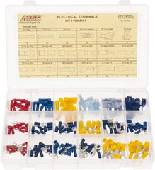 Value Collection - 175 Piece, Electrical Terminal Fastener Kit - First Tool & Supply