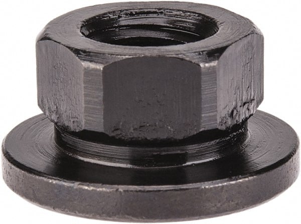 TE-CO - M8x1.25, 19mm Flange Diam, 10mm High, 13mm Across Flats, Flange Nut - First Tool & Supply