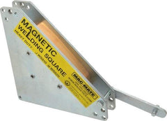 Mag-Mate - 8" Wide x 1-5/8" Deep x 8" High, Rare Earth Magnetic Welding & Fabrication Square - 325 Lb Average Pull Force - First Tool & Supply