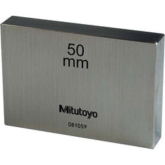 Mitutoyo - 50mm Steel Rectangular Gage Block - First Tool & Supply