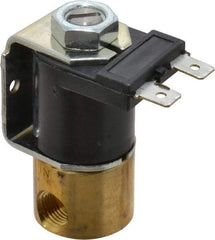 KIP - 1/8" Port, Direct Acting, Brass Solenoid Valve - Normally Closed, 150 Max PSI, Buna-N Seal - First Tool & Supply