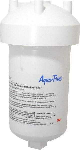 3M Aqua-Pure - 2.0 GPM Max Flow Rate, 3/8 Inch Pipe, Full Flow Undersink Water Filter System - 1 Housing, Reduces Taste, Odor, Chlorine and Sediment - First Tool & Supply