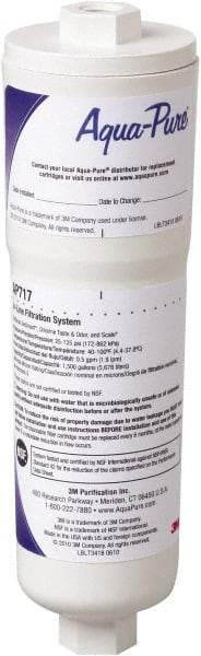 3M Aqua-Pure - 0.5 GPM Max Flow Rate, 1/4 Inch Pipe, Inline Water Filter System with Disposable Filter and Quick Disconnect Fittings - Reduces Sediment, Taste, Odor, Chlorine and Scale - First Tool & Supply