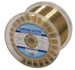 Global EDM - Brass Hard Grade Electrical Discharge Machining (EDM) Wire - 900 N per sq. mm Tensile Strength - First Tool & Supply