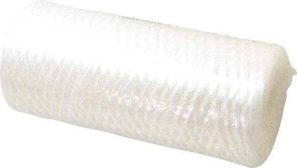 Pentair - 4-1/2" OD, 50µ, Fibrillated Polypropylene String-Wound Cartridge Filter - 9-7/8" Long, Reduces Sediments - First Tool & Supply