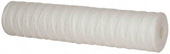 Pentair - 4-1/2" OD, 25µ, Polypropylene String-Wound Cartridge Filter - 20" Long, Reduces Sediments - First Tool & Supply