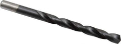 Chicago-Latrobe - Letter S 135° High Speed Steel Jobber Drill - TiAlN Finish, Right Hand Cut, Spiral Flute, Straight Shank, 4-7/8" OAL, Split Point - First Tool & Supply