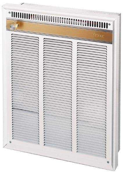 Marley - 277, 240 Volt, 4,000, 3,000 Watt, 100 CFM, 13,650 Max BTU, Commercial Wall Heater - 14-5/16 Wide x 3-7/8 Deep x 18-1/4 High - First Tool & Supply