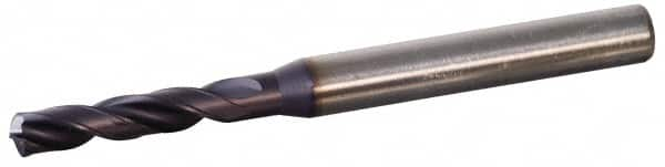 Kennametal - 0.6732" 140° Spiral Flute Solid Carbide Screw Machine Drill Bit - First Tool & Supply