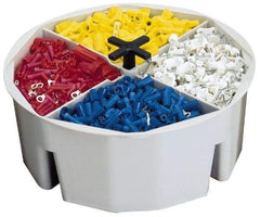 CLC - White Plastic Bucket Organizer - 2-1/2" High - First Tool & Supply