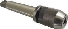 Albrecht - 4MT, 1/32 to 1/2" Capacity, Steel Integral Shank Drill Chuck - Keyless, Taper Shank, 2" Sleeve Diam, 3-7/16" Open Length - Exact Industrial Supply