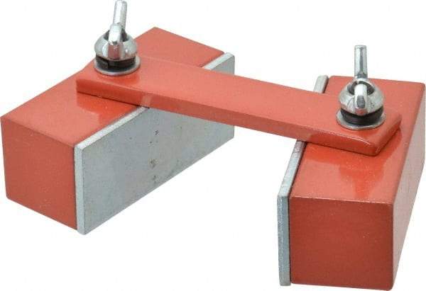 General - Magnetic Welding & Fabrication Adjustable Link - 4-3/4" Long x 1" Wide, 11 Lb Avg Pull Force - First Tool & Supply