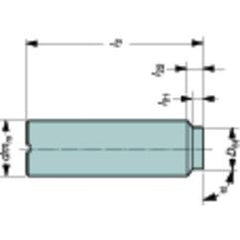 AE16-A16-SS-045 Milling Cutters With Exchangeable Solid Cutting Head - First Tool & Supply