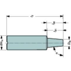 AE12-A16-CS-075 Milling Cutters With Exchangeable Solid Cutting Head - First Tool & Supply