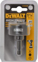 DeWALT - 1-1/4" Diam, 5/8" Cutting Depth, Hole Saw - Bi-Metal Saw, Toothed Edge - First Tool & Supply